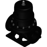 Diaphragm Valve Type AP (Air to open, Air to close), Flange End