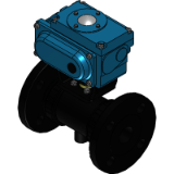 Ball Valve Type 21 Electric actuated Type T, Flanged End