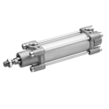 Double-acting, cushioning: pneumatically, adjustable, with magnetic piston, piston rod: external thread