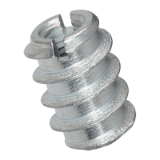BN 240 Threaded inserts for wood, with slotted and with full internal thread