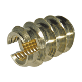 BN 242 Self-cutting threaded inserts for wood and soft plastics