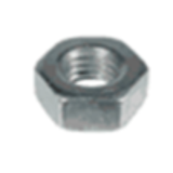 BN 48786 - Hex jam nuts, Coarse thread, Stainless Steel, 316 Stainless Steel, Plain Finish (ASME B18.2.2)