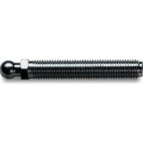 PEPVZE16 - STEEL THREADED STEM TYPE A - WITH JOINT R15 AND HEXAGONAL BASE 16 - TURNED
