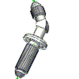 HB4-11-2002 - Elbow,C type,45 degree,flared tube