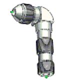 HB4-16-2002 - Elbow,screwed-onto,90 degree,flared tube