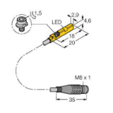 4685831 - Magnetic Field Sensor, For Pneumatic Cylinders