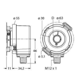 100010531 - Incremental Encoder, Industrial Line