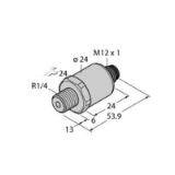 100009128 - Pressure Transmitter, With Voltage Output (3-Wire)