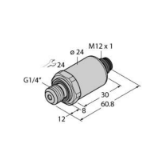 6836543 - Pressure Transmitter, With Voltage Output (3-Wire)