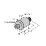 6836792 - Pressure Transmitter, With Voltage Output (3-Wire)