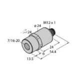 100018477 - Pressure Transmitter, Ratiometric Output (3-Wire)