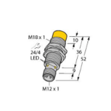 1635332 - Inductive Sensor, With Extended Switching Distance