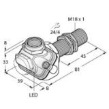 1634762 - Inductive Sensor, For the Food Industry