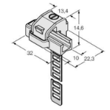 6970627 - Accessories, Mounting Bracket, For Mounting UNT Magnetic Field Sensors