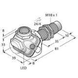 1634763 - Inductive Sensor, For the Food Industry