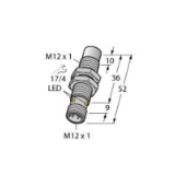 1634814 - Inductive Sensor, For the food industry