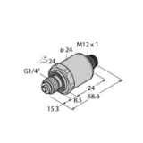 100048383 - Pressure Transmitter, With Voltage Output (3-Wire)
