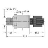 100019016 - Pressure Transmitter, Ratiometric Output (3-Wire)