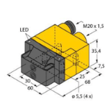 1569905 - Inductive Sensor, For Rotary Actuators