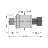 100041200 - Pressure Transmitter, With Current Output (2-Wire)