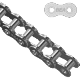 Rollenketten Bea rostfrei mit Hohlbolzen - Rollenketten in 304 rostfreiem Stahl mit Hohlbolzen - DIN 8187 - ISO 606
