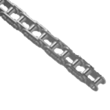 Cadenas simples SRC con mallas rectas - Cadenas de rodillos con aletas rectas  - DIN 8187 - ISO 606