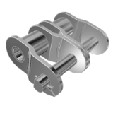Duplex offset links for ISO chain SRC - Connecting link and offset link for roller chains ''Saturn''