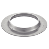Modèle 5647 - Pressed ISO collar, thickness 4 mm - type 33 - Stainless steel 1.4307 - 1.4404