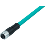 M12, series 876, Automation Technology - Data Transmission - female cable connector