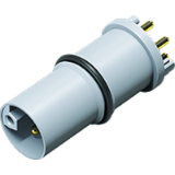 M12, series 823, Automation Technology - Voltage and Power Supply - integrated plug, recessed