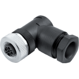 M12, series 814, Automation Technology - Voltage and Power Supply - female angled connector
