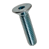 BN 30105 Hex socket flat countersunk head screws fully threaded, 08.8 / 8.8