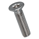 BN 20039 - Hexalobular (6 Lobe) socket countersunk flat head screws, fully threaded (ISO 14581), stainless steel A4