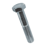 BN 57 - Hex head bolts partially threaded (DIN 931; ISO 4014), cl. 8.8, zinc plated blue