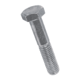 BN 61 - Hex head bolts partially threaded (DIN 931; ISO 4014), cl. 8.8 U, hot dip galvanized
