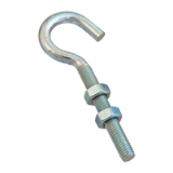 BN 54209 Clothesline hooks with metric thread and two hex nuts
