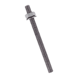 BN 21112 Threaded rod anchors with washers and nuts