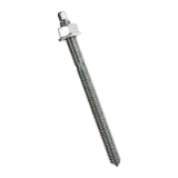 BN 21141 Threaded rod anchors with washers and nuts
