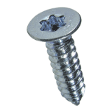 BN 11255 Hexalobular (6 Lobe) socket flat head countersunk tapping screws with cone end type C