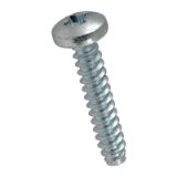 BN 14065 Pozi pan head tapping screws form Z, with flat end type F