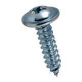 BN 14072 Pozi pan head tapping screws with collar, form Z and cone end type C