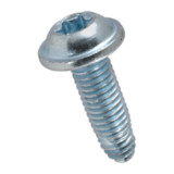 BN 20191 Pan head screws with pressed washer with hexalobular socket Torx®