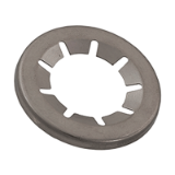 BN 38897 - Circlips for metric round shaft without cap (Starlock® S), stainless steel 1.4310