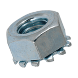 BN 1364 Hex nuts with external tooth lock washer