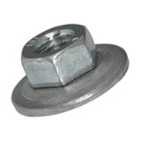 BN 712 Hex nuts with captive conical spring washer