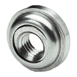 BN 11147 - Self-clinching nuts floating, for metallic materials (PEM® A4), stainless steel (AISI 400), passivated
