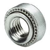 BN 20518 - Self-clinching nuts for metallic materials (PEM® S/SS/H), steel hardened, zinc plated clear passivated