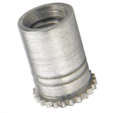 BN 20639 - Self-clinching threaded standoffs open type, with UNC thread, for metallic materials