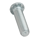 BN 20526 - Self-clinching threaded studs for metallic materials (PEM® HFH), steel hardened, zinc plated clear passivated