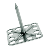 BN 26146 - Fastener with nail square head 32 x 32 mm